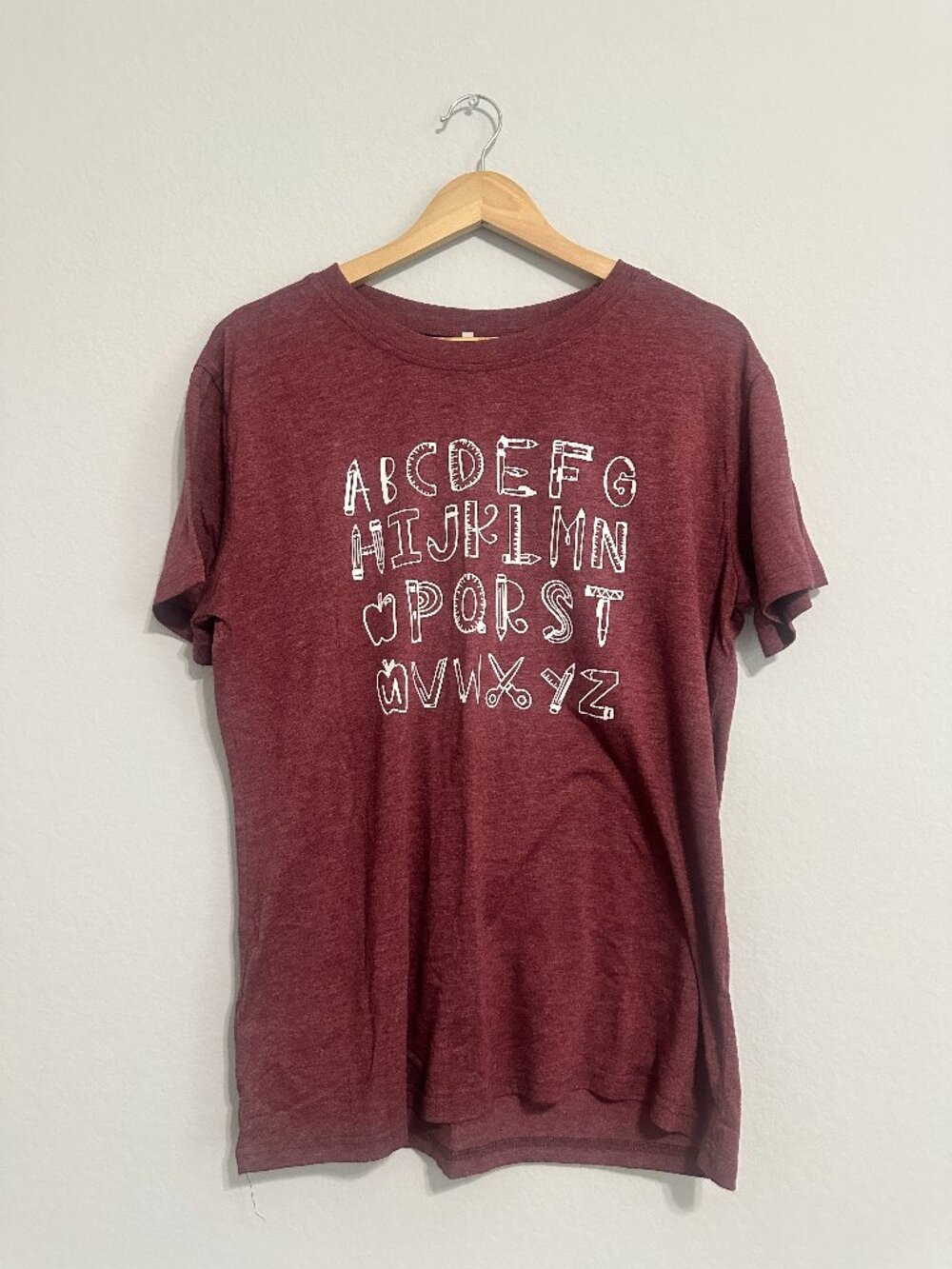 Alphabet Teacher Tee Shirt